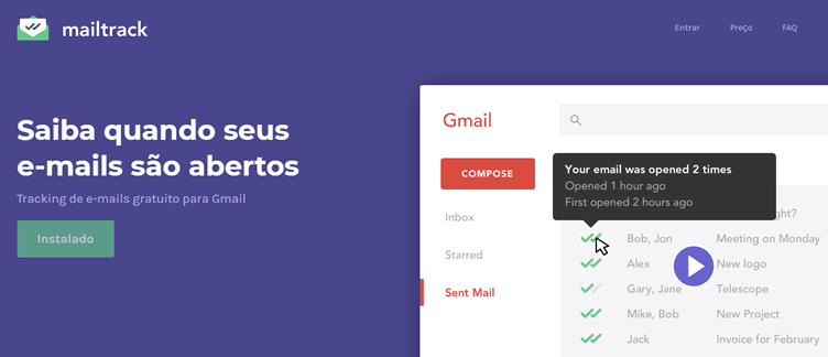 MailTrack do Gmail