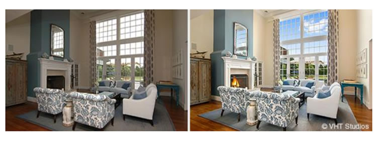 Fotografia imobiliária perfeita, mostrando o antes e o depois para fotos que são tiradas de telefones.