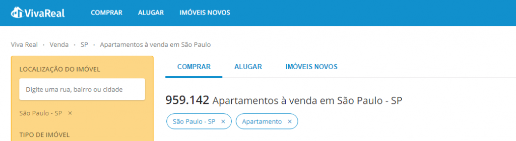 Os melhores sites de anúncio de imóveis em São Paulo - VivaReal