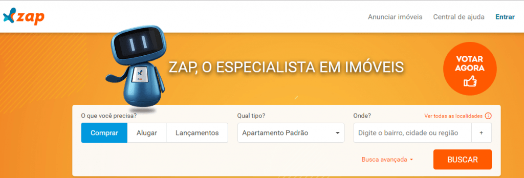 Sites de anúncios de imóveis no Rio de Janeiro - Zap Imóveis