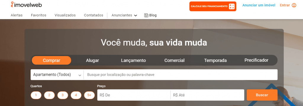 Sites de anúncio de imóveis em Recife 